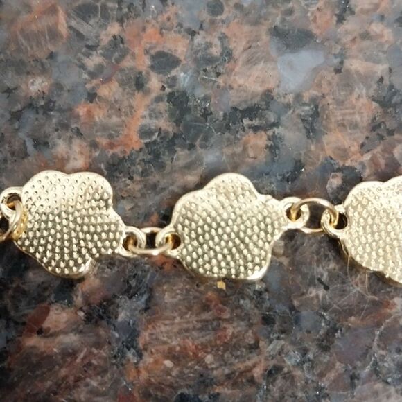 7 Stone Clover Necklace / Anklet...NEW - Picture 5 of 6